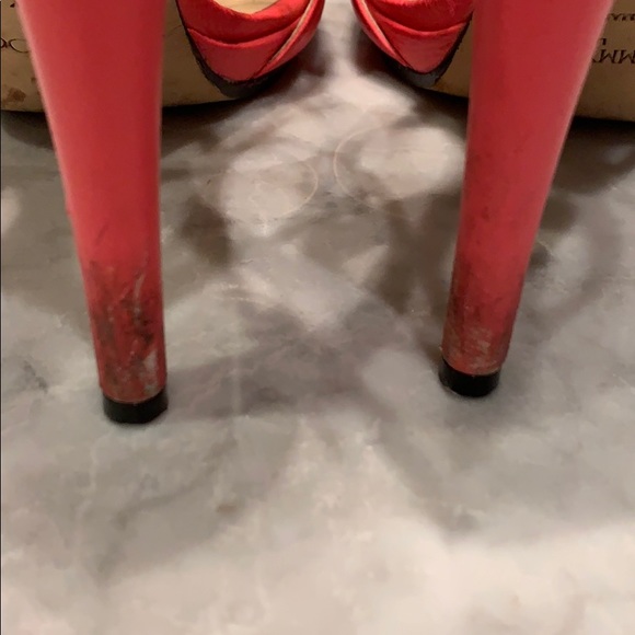 JIMMY CHOO Neon Grainy Calf Sandal - Picture 3 of 5